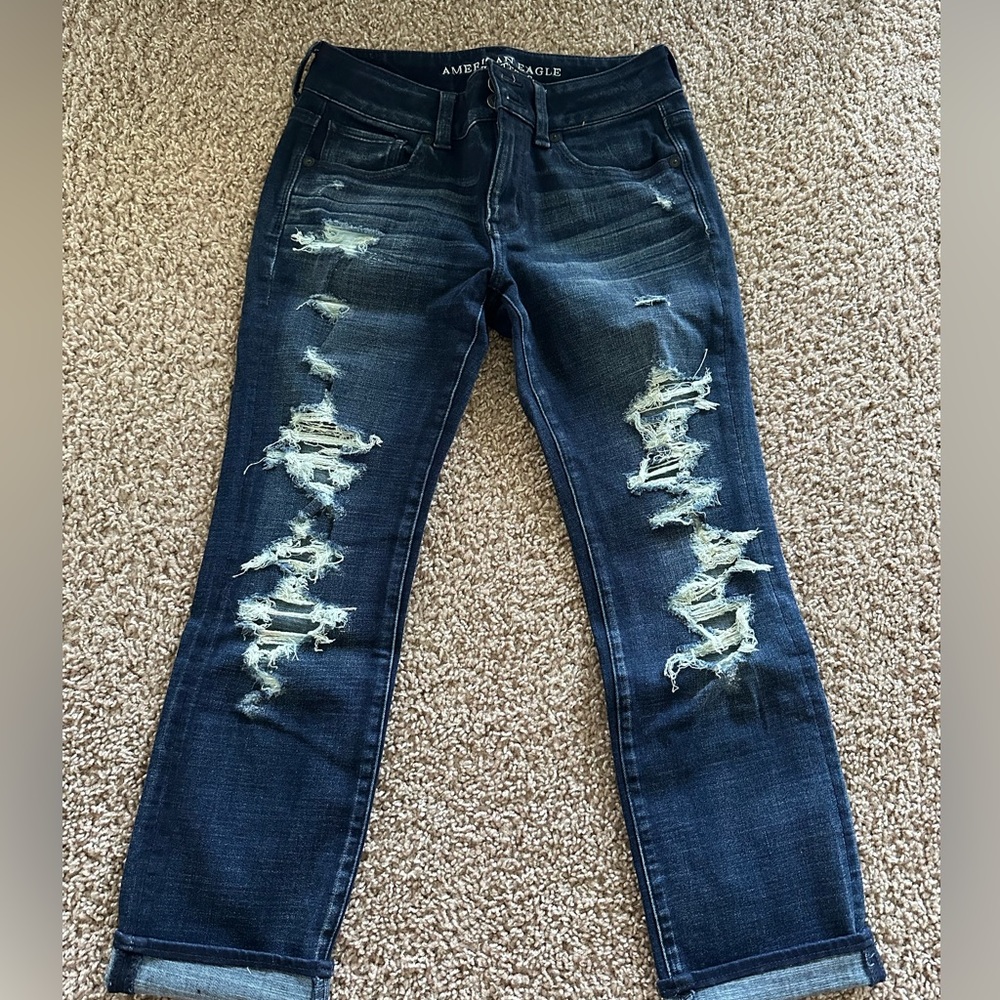 American eagle size 4 capri jeans